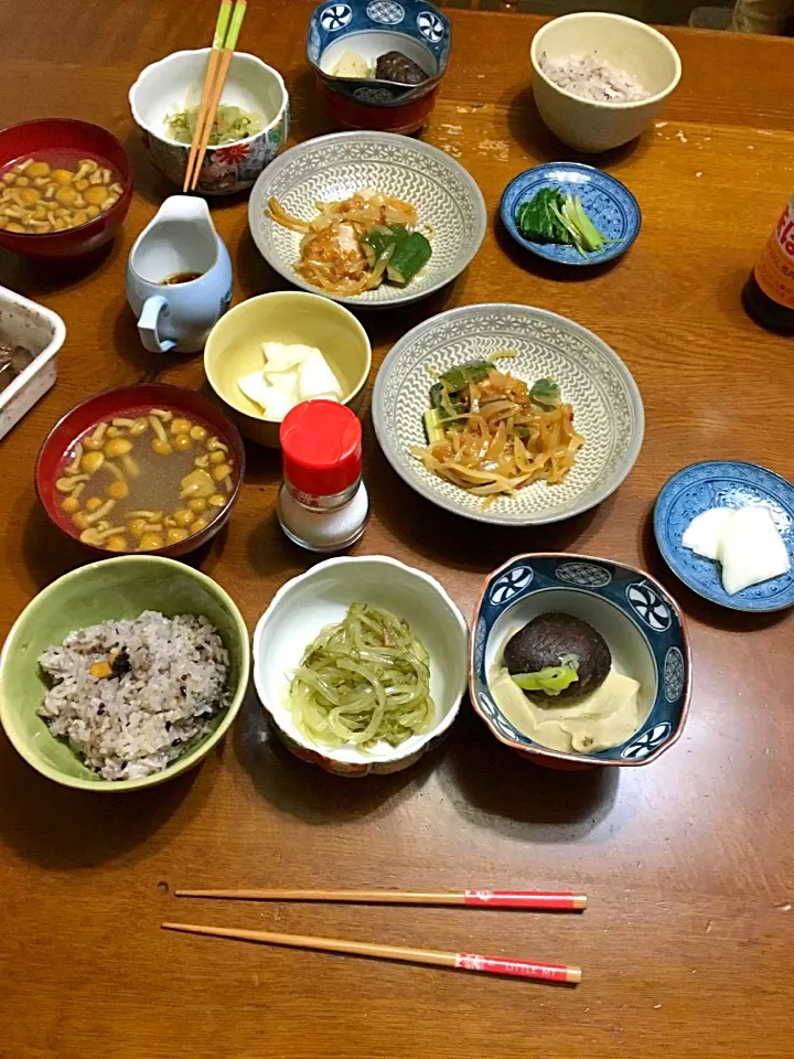 Snapdishの料理写真:鳥の南蛮漬けもろもろ☘|Mami Otsukaさん