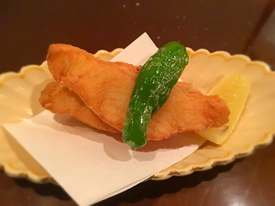 Snapdishの料理写真:揚げ物(アイナメ)|naoko shimoshimbaraさん