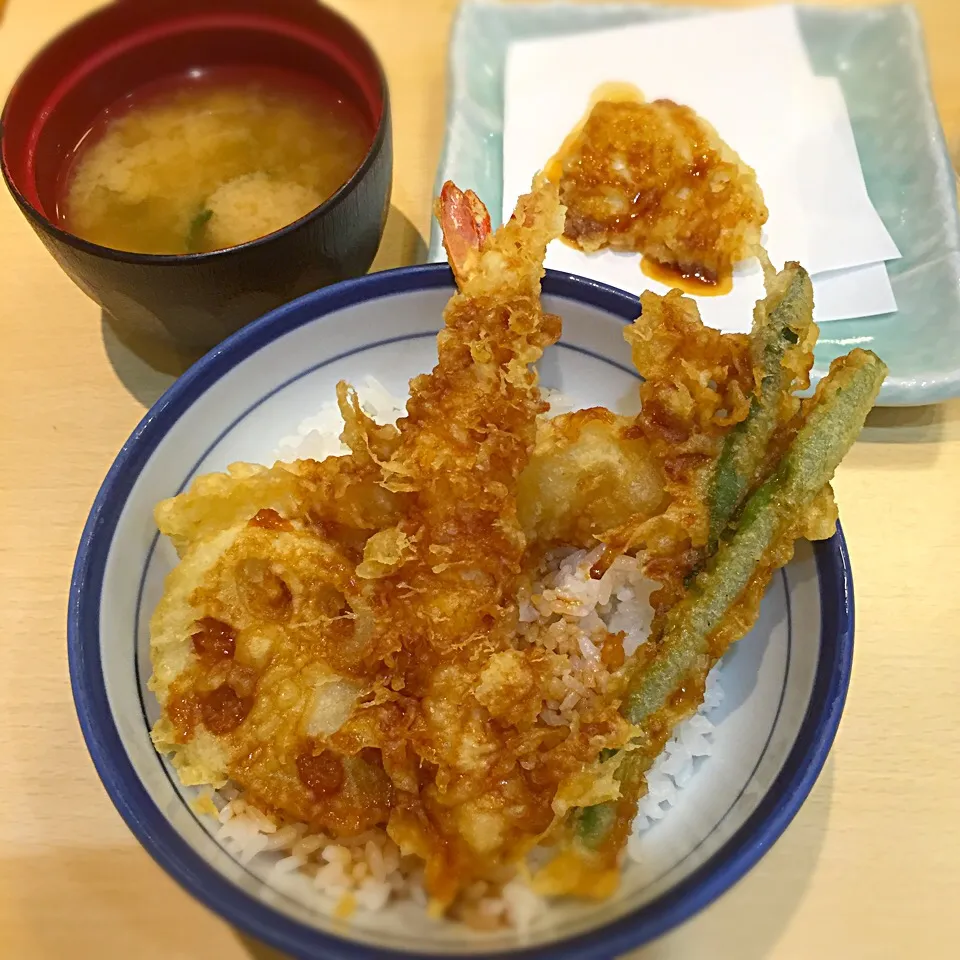 小天丼&追加のかぶ天|りんごっちさん