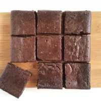 Snapdishの料理写真:Flourless fudgy chocolate brownies