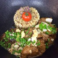 Snapdishの料理写真:Moroccan lamb tajine, fragrant quinoa|Michael Kohlさん