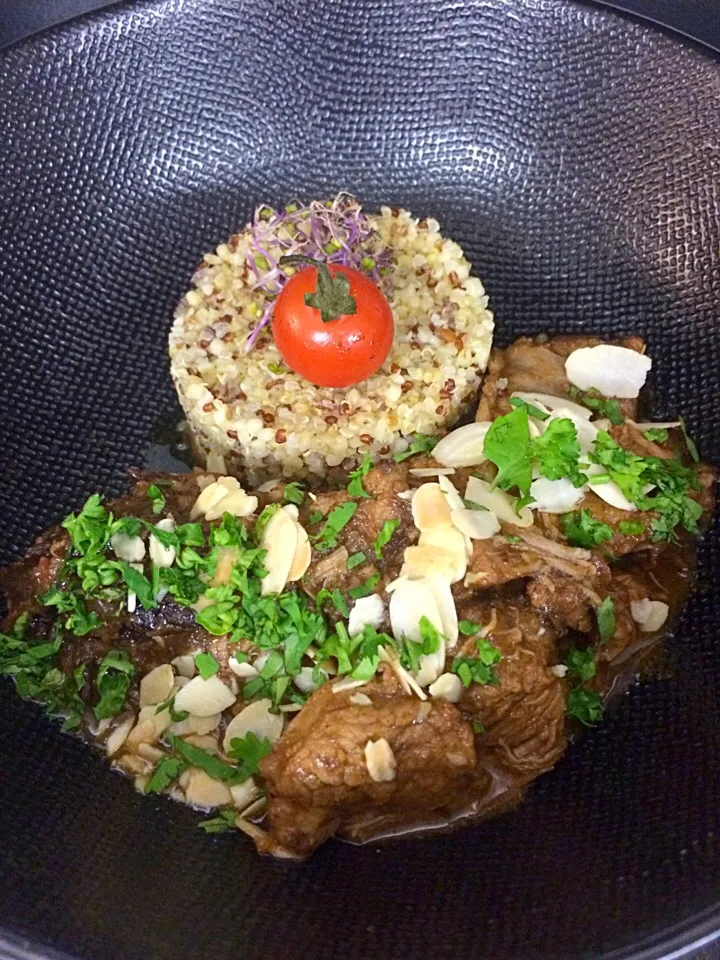 Moroccan lamb tajine, fragrant quinoa|Michael Kohlさん