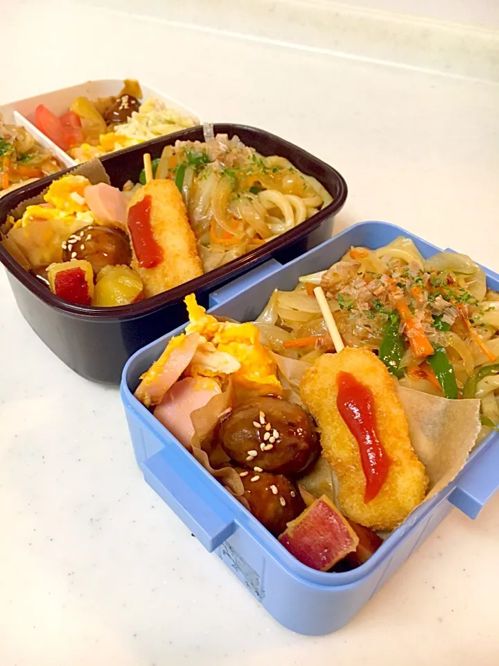 今日のお兄ちゃん2人弁当〜と私も弁当〜✨|Sayakaさん