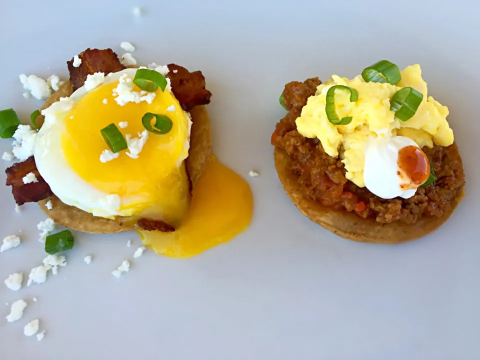 Mini low carb breakfast tostadas|lindsay robesonさん