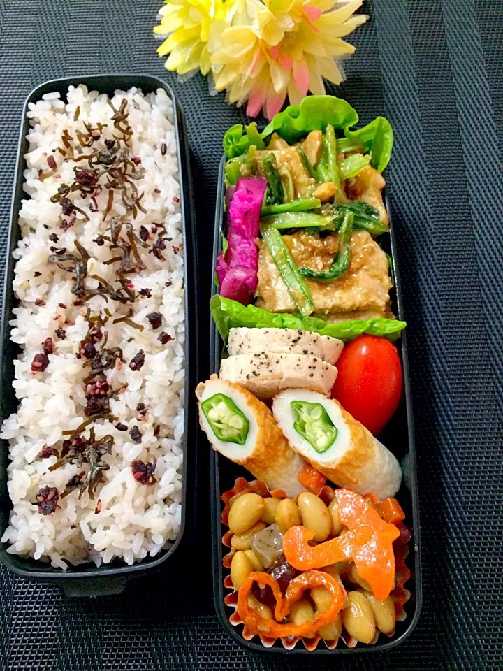 Snapdishの料理写真:5月23日息子のお弁当|mikiさん