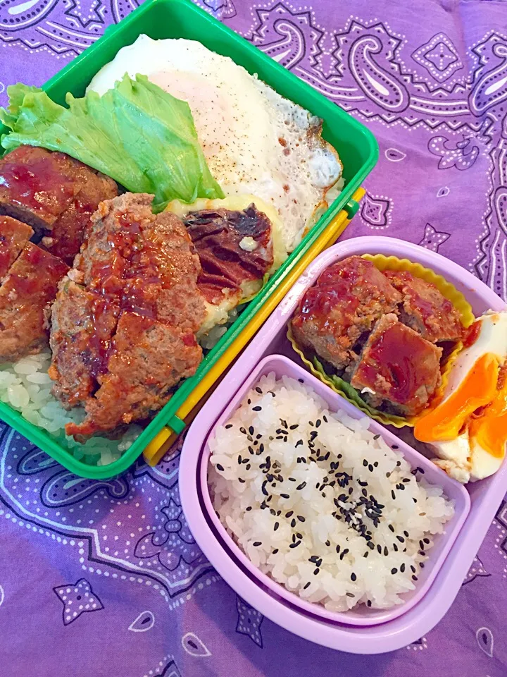 ロコモコ丼！ハンバーグ弁当！|asamisaraさん