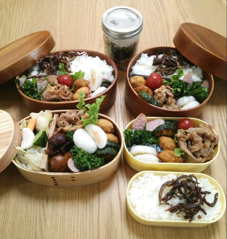 Snapdishの料理写真:『糖質制限お弁当＆４人分』|seri-chanさん