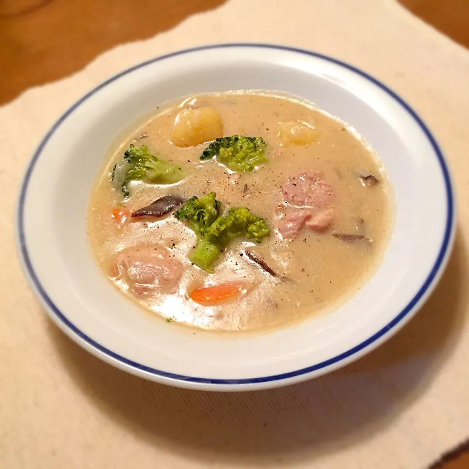 豆乳チキンクリームシチュー!!|yukas日記(*¨*)さん