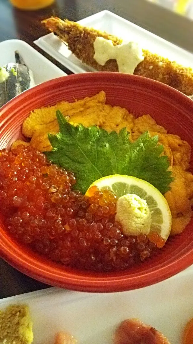 うにいくら丼|ゆきっぴさん