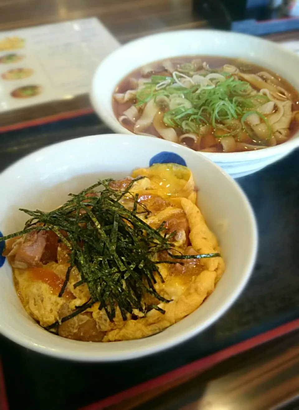 親子丼セット きしめん|平原知宏さん