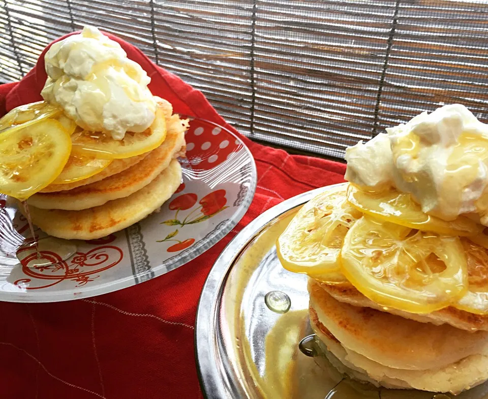 蜂蜜レモンパンケーキ！|江里子さん