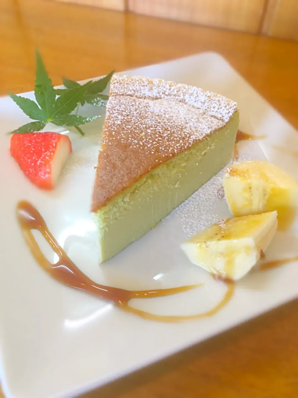 抹茶スフレチーズケーキ❗️|茶一郎さん