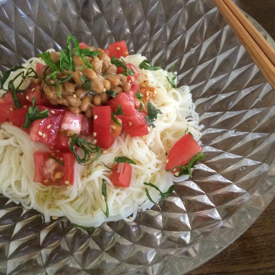 Snapdishの料理写真:トマト素麺🍅|kayoさん