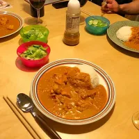 Snapdishの料理写真:インドカレー|ぴっぱーさん