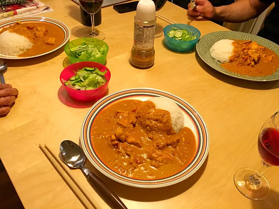 Snapdishの料理写真:インドカレー|ぴっぱーさん