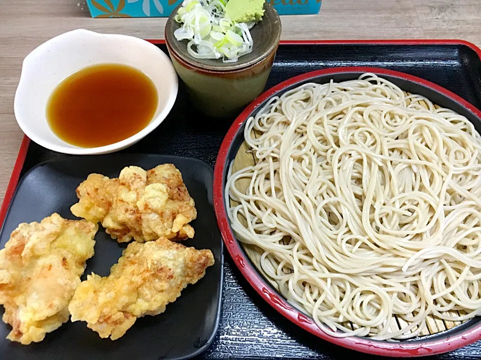 立食いそば手帳 名店120［首都圏編］あり賀せいろう（馬喰横山）鳥からせいろ 160523|ゆうじ.さん