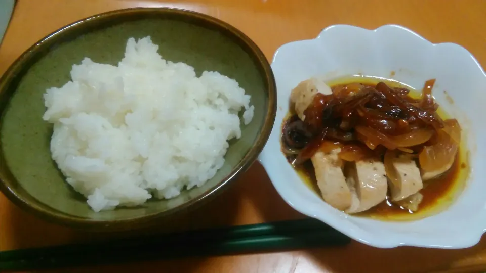 ご飯
鶏胸肉のステーキ|ざきさん