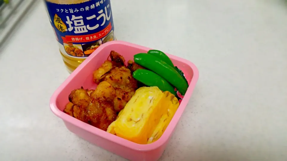 Snapdishの料理写真:液体塩麹弁当✨|こむぎさん