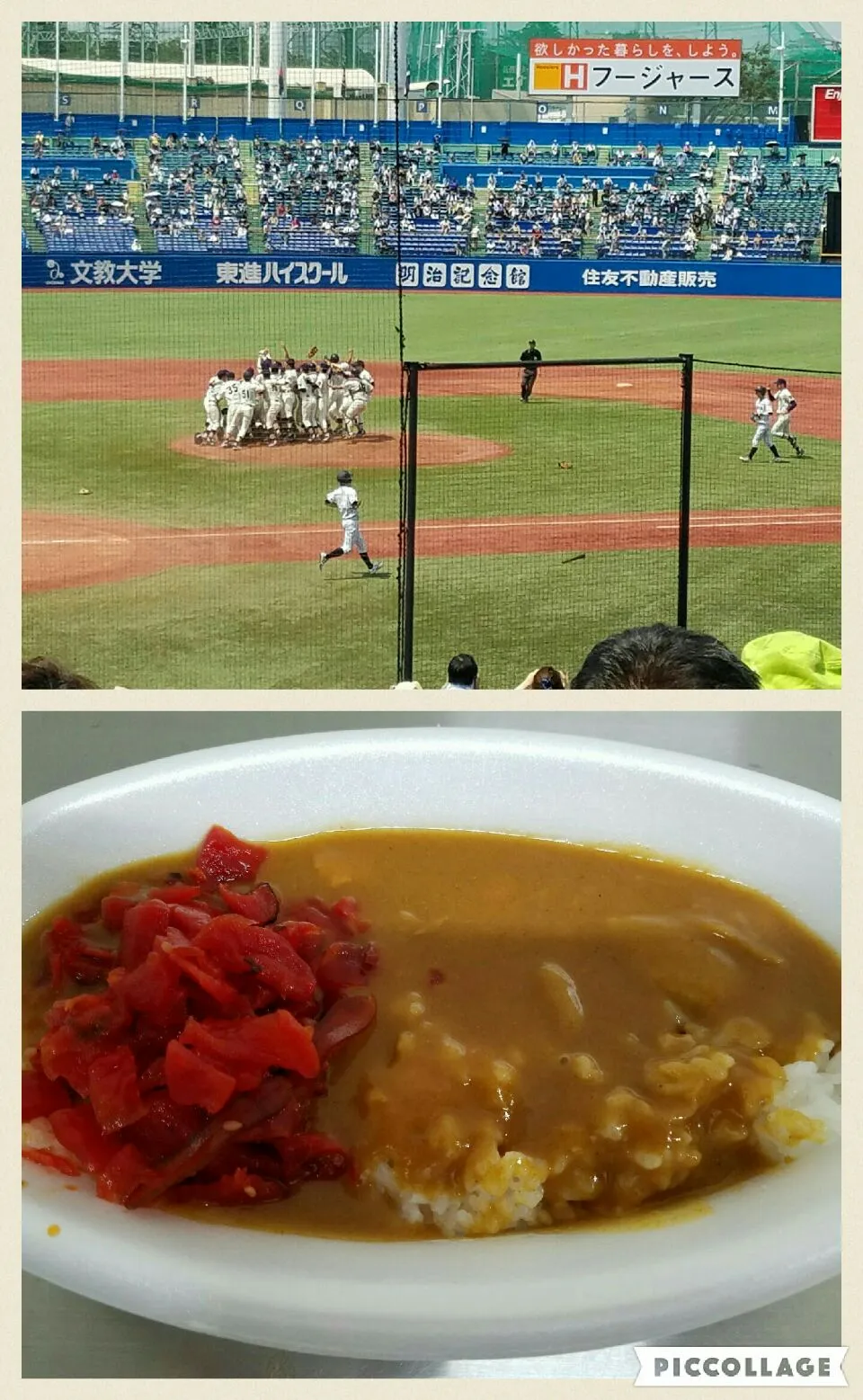 祝、明治大学野球部優勝！
2月に亡くなったOBの父の代わりに精一杯応援してきました。
神宮のカレーライスは想い出の味。|sniper66さん