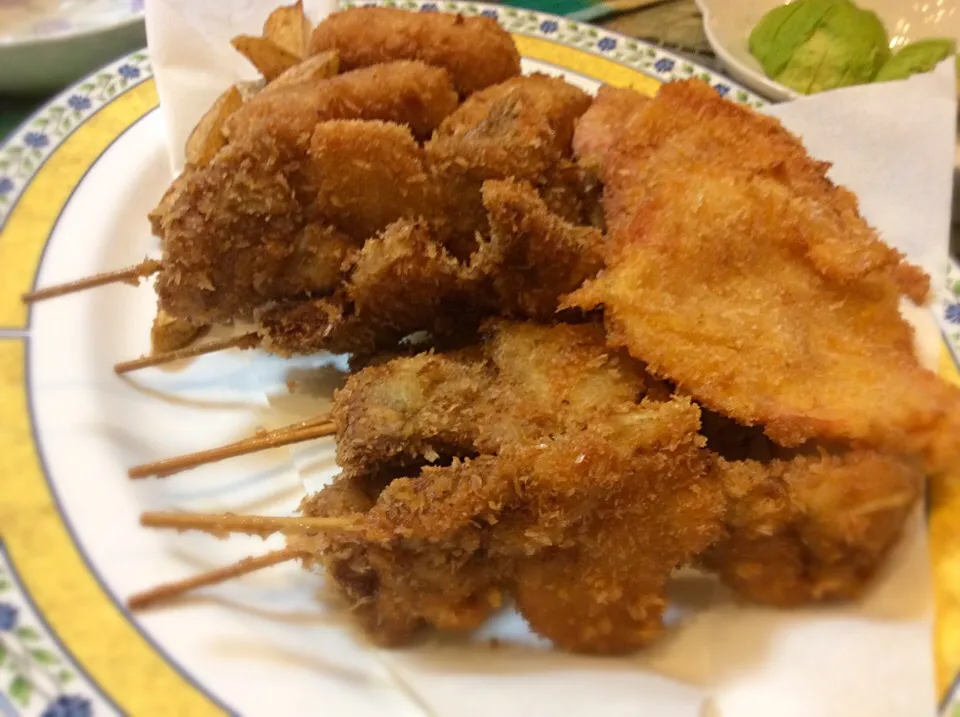 アライさん家の串カツ祭り〜😻|アライさんさん