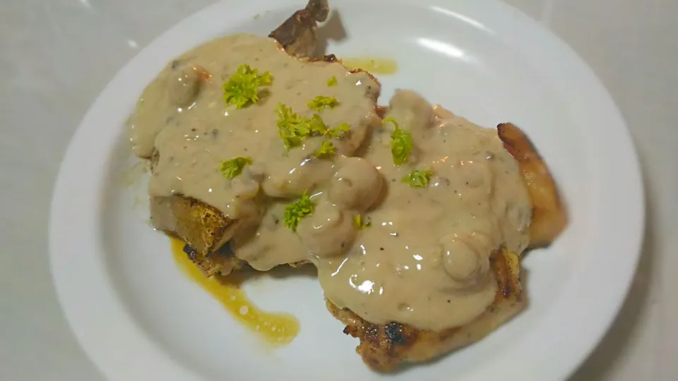 Pork Chops Stroganoff|Rinielさん