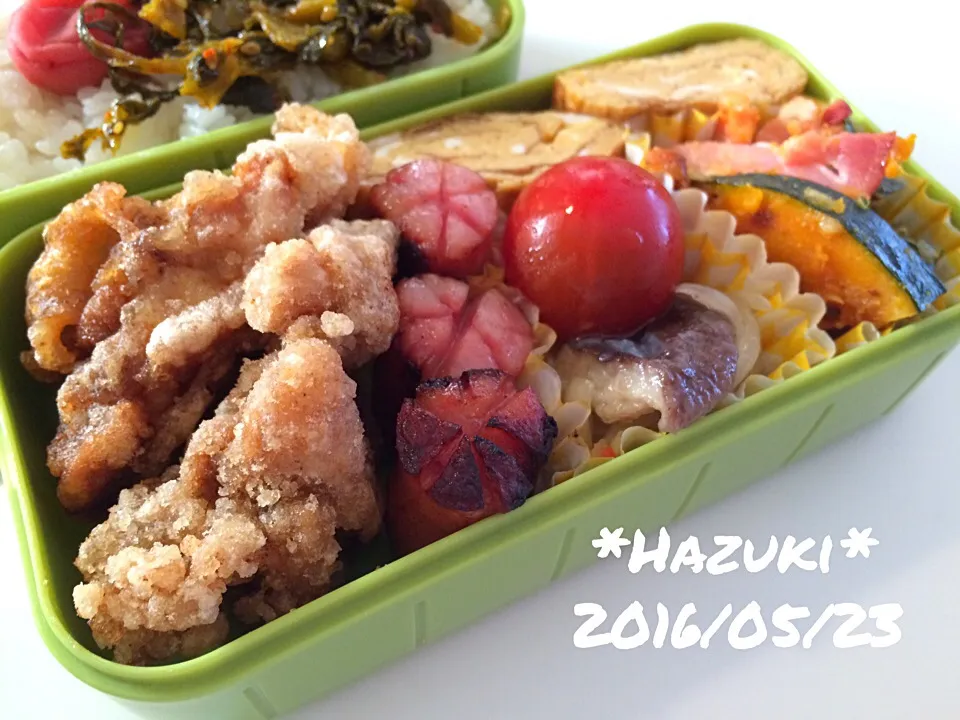 5月23日(月) 高校生息子🍱🍱＆旦那🍱＆自分🍱|Hazukiさん