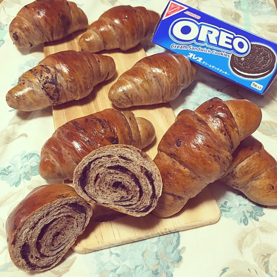 山本真希さんの料理 MARBLE OREO ROLLS 🌀|miyuさん