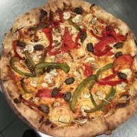 Pizza lovers😍😍😍
Mexicana pizza 
#Pepperoni 
#Capsicum 
#Onions 
#Chillies 
#Olives
#Fresh_healthy|Sagar Pokharelさん