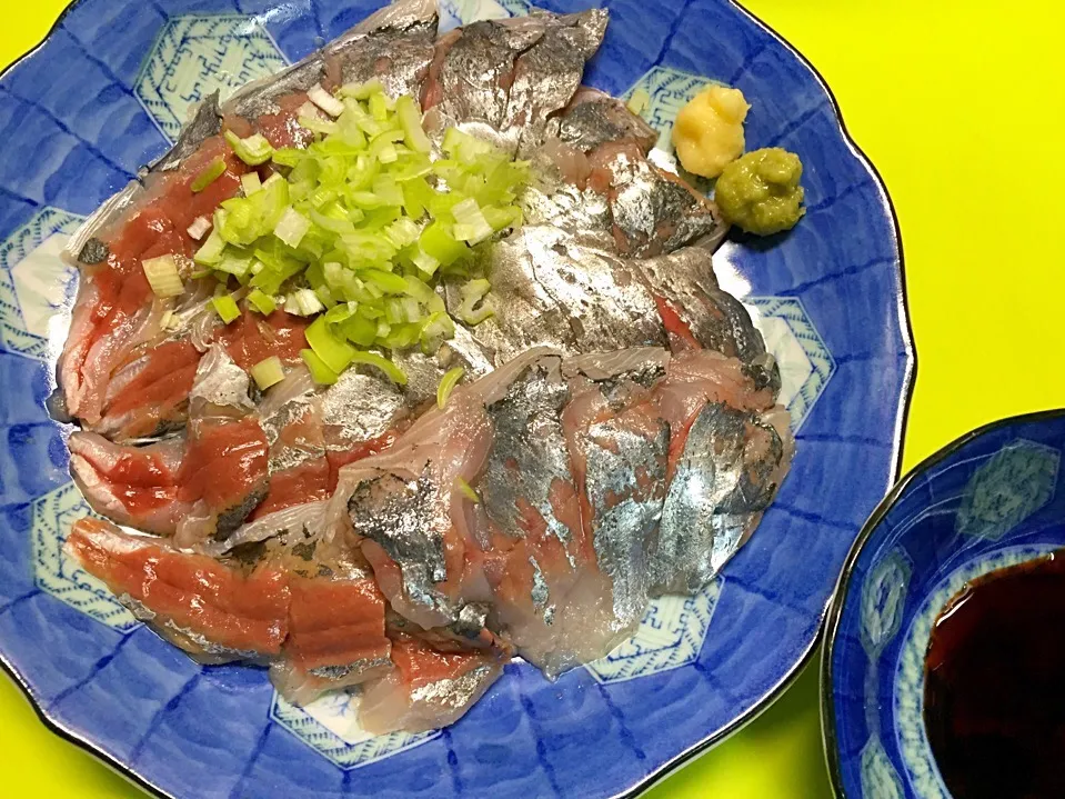 真鯵のお刺身|ゆきさん