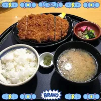 トンカツ定食だよ❤( v^-゜)♪|maho❤さん