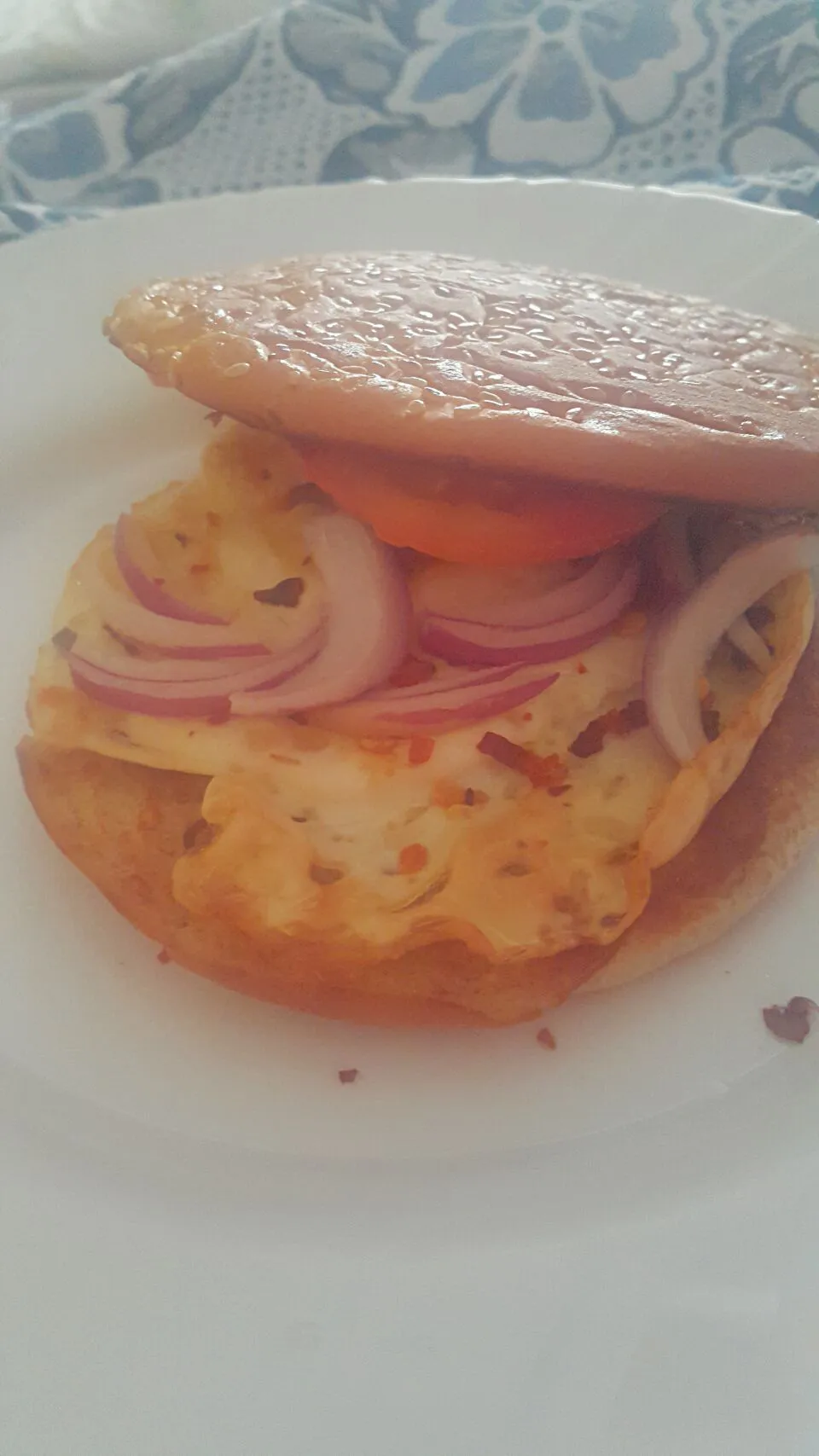 Snapdishの料理写真:fried Egg burger|hinaさん