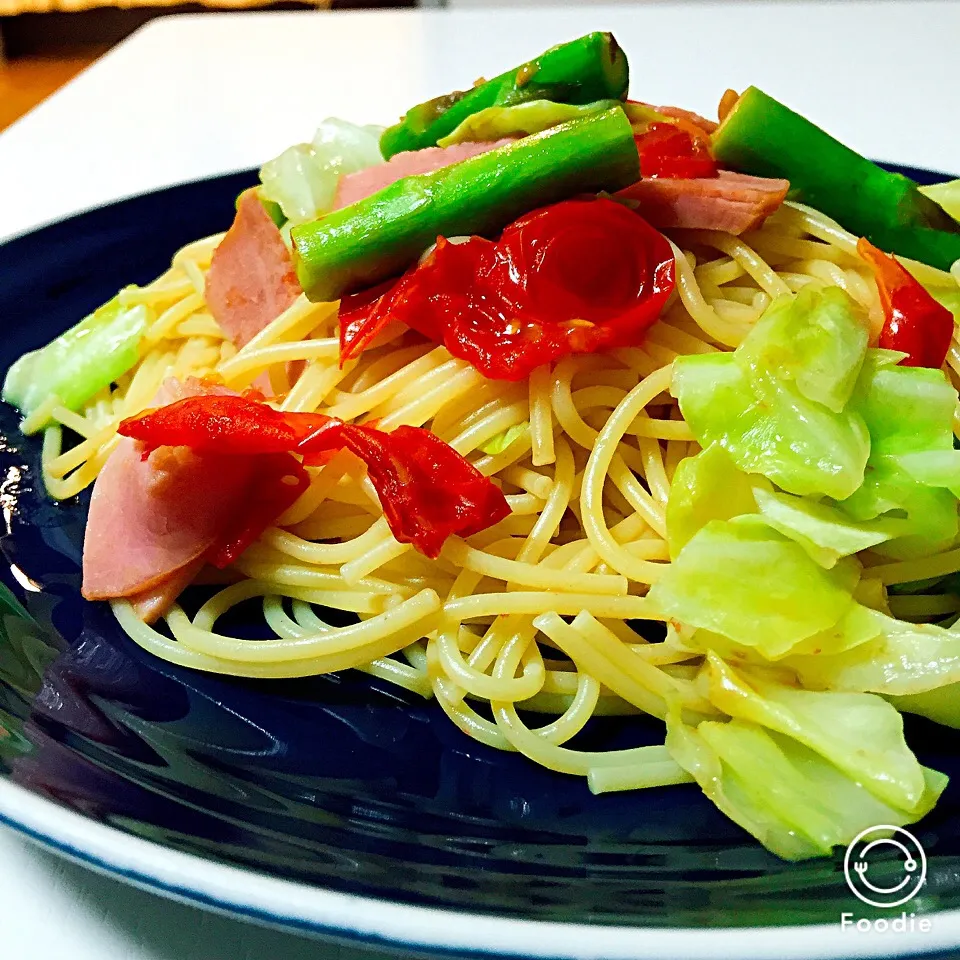 キャベツとアンチョビのパスタ|にこりんさん