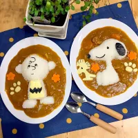 Snapdishの料理写真:チャーリー&スヌーピーカレー