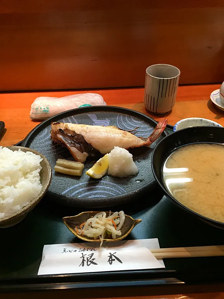 あこう鯛焼き、しじみ汁|山内博之さん