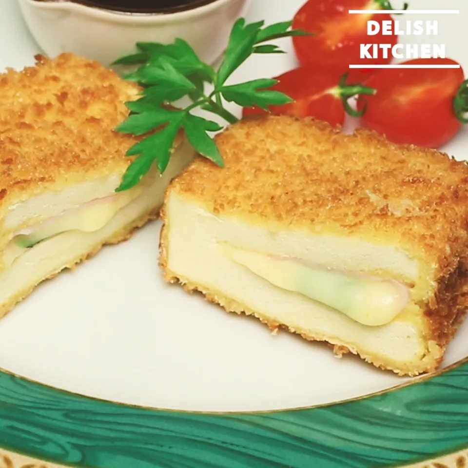 Snapdishの料理写真:【動画】高野豆腐のカツレツ風#delishkitchentv|DELISH KITCHENさん