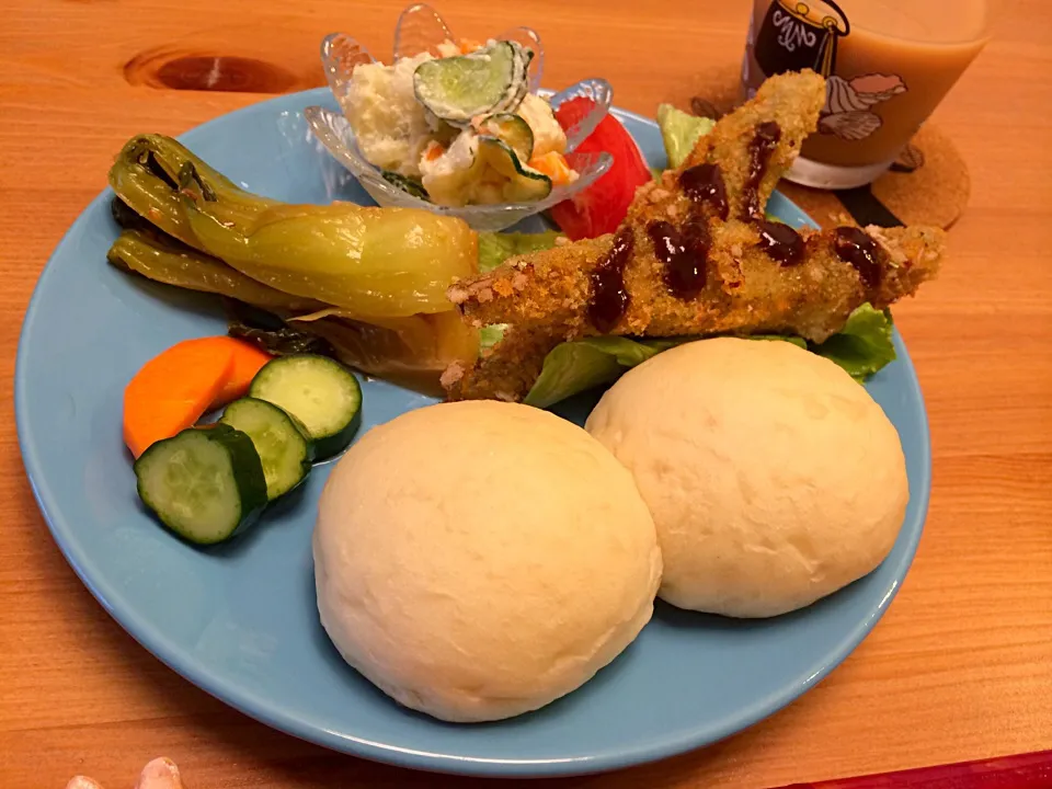 Snapdishの料理写真:5月25日の朝ごはん☀︎👨👩|Sanjiさん