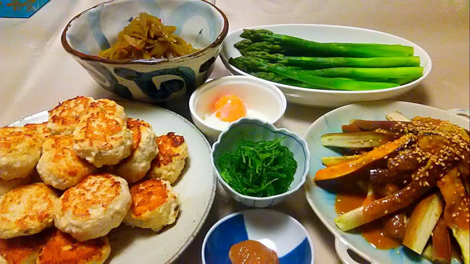 つくね定食😋|お母の大皿さん