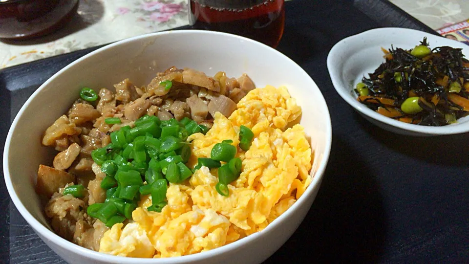 豚丼とひじきの煮物です💞💞|♡non♡さん