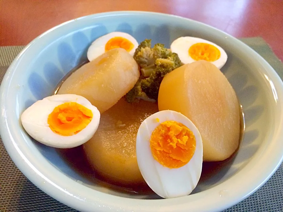 Simmered egg&radish🍶大根と卵の煮物|🌈Ami🍻さん