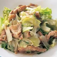 清水 信子さんの[らっきょうと豚肉とレタスのサッと炒め]|みんなのきょうの料理さん