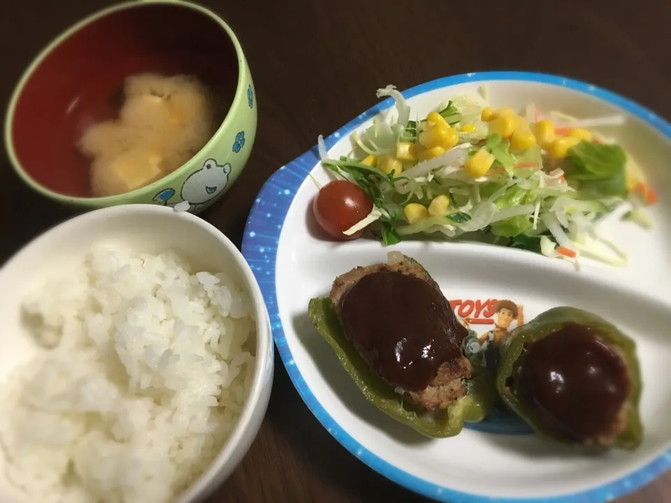 Snapdishの料理写真:ピーマンの肉詰め|チビミミさん