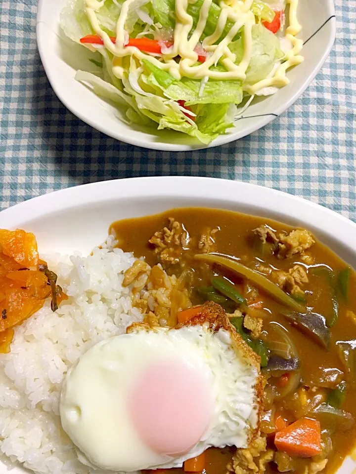 冷蔵庫の残り物で野菜カレー|ケンケンさん