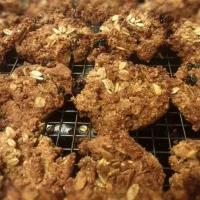 Coconut&Rolled Spelt biscuits with raisins (noSugar)|mutenkafood.comさん