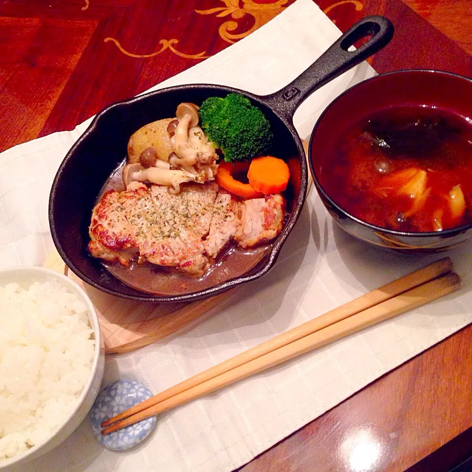 Snapdishの料理写真:今日の晩御飯(๑´ڡ`๑)|ちゃたままさん