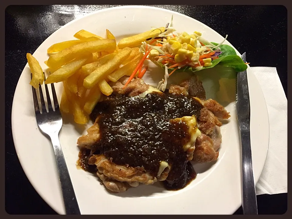 chicken chop with #cheese|tracy bongさん