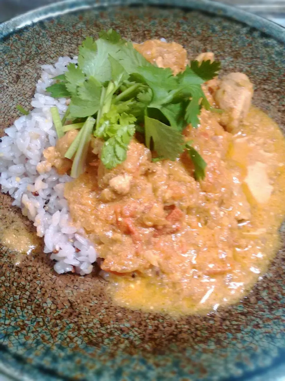 Snapdishの料理写真:chicken tikka masala チキンティッカマサラ|Ninachan cuteyさん