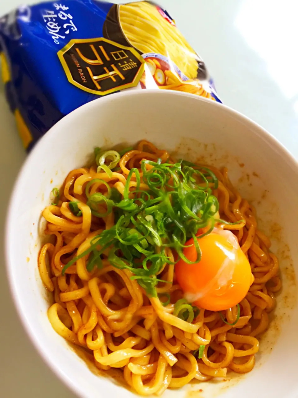 話題のラ王のつけ麺で油そば(*´∀`*)|愛華さん