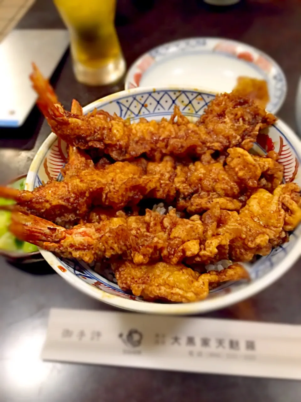 Snapdishの料理写真:大黒家 海老天丼|あるじさん