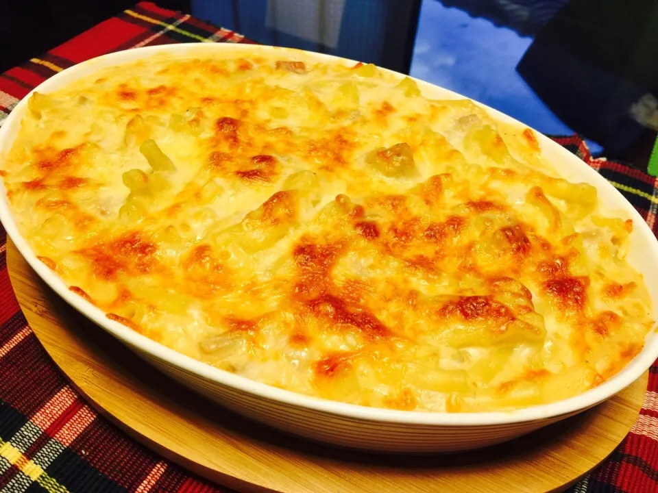 Chicken ham macaroni gratin|imelda araiさん