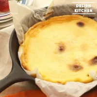 【動画】フライパンで作る 簡単チーズケーキ#delishkitchentv